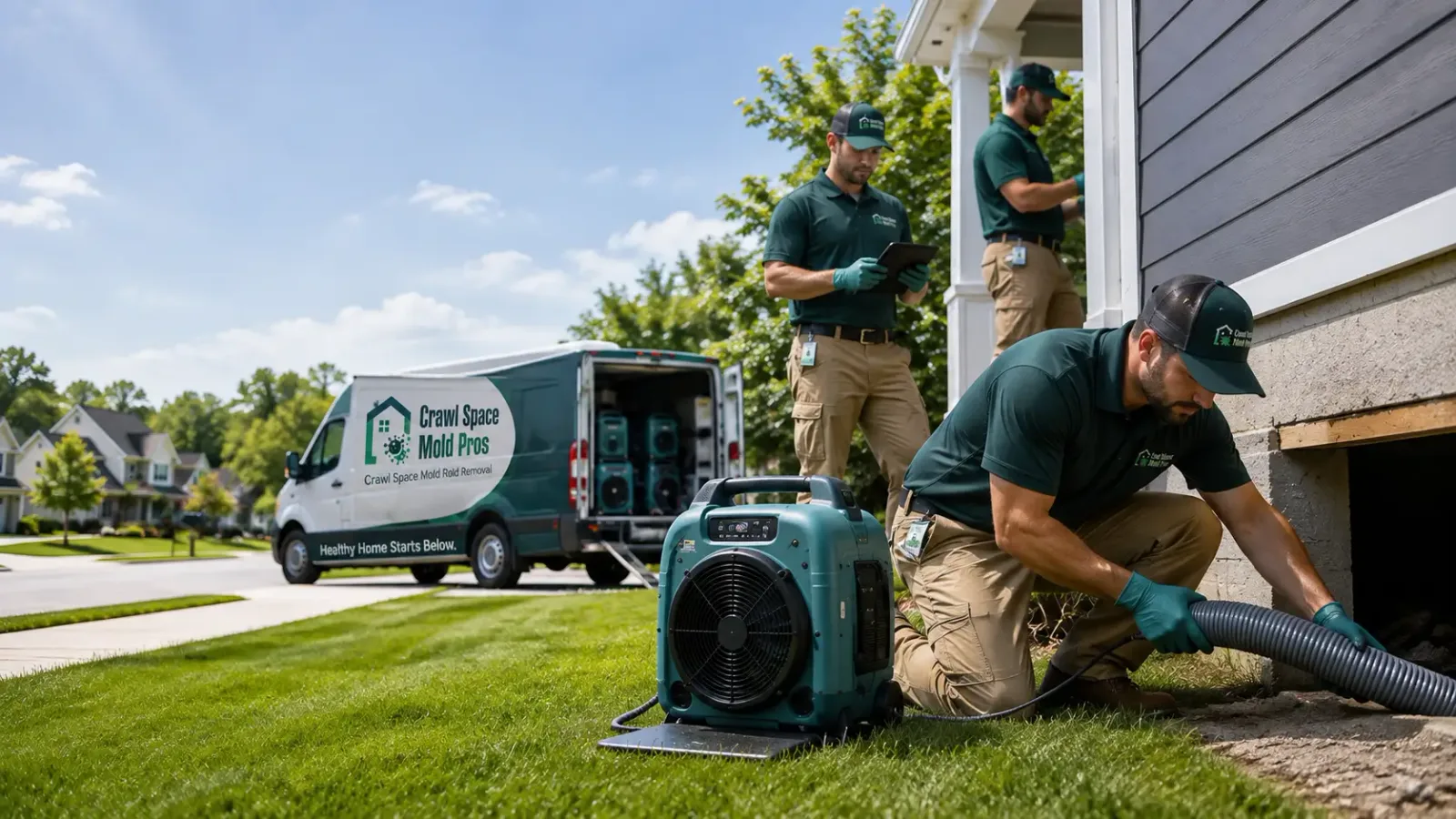Crawl Space Mold Removal in Gunpowder, MD